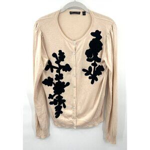 Pamela Dennis Womens Private Client Group Silk Cashmere Cardigan Size Medium